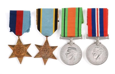 Lot 2044 - A Second World War RAF Posthumous Group of Four Medals, awarded to 654599 W/O W.Owens 103 Squadron