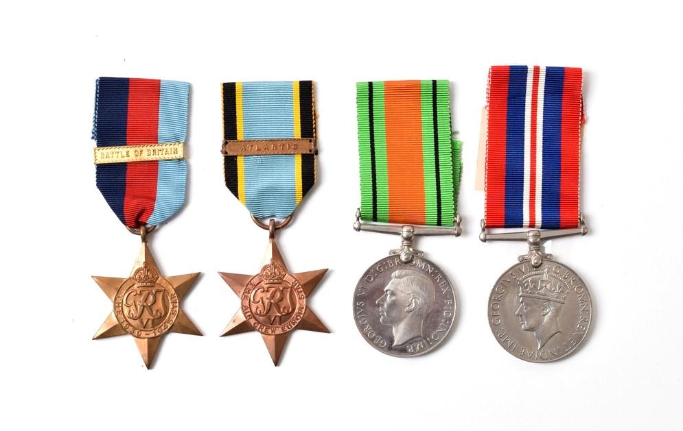 Lot 2051 - A Second World War Group of Four Medals, purporting to have been awarded to 74719 Flight Lieutenant