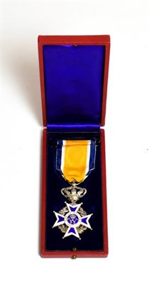 Lot 2053 - Kingdom of Netherlands - The Order of Orange-Nassau (Civil Division) 5th Grade, in silver and...