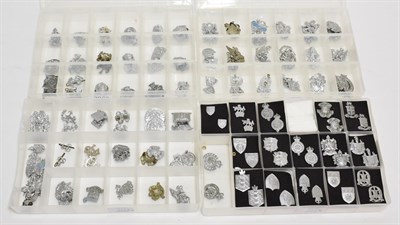 Lot 2068 - A Collection of Approximately One Hundred and Forty British Police Collar Badges, mainly...