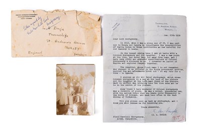 Lot 2101 - Field Marshall Montgomery of Alamein - a Handwritten Letter dated 1st February 1959, with a...
