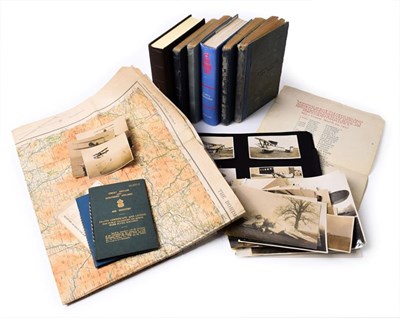 Lot 2104 - A Set of Four RAF Pilot's Flying Log Books 1930-1939, to Pilot Sergeant Thomas Richard Watkin...