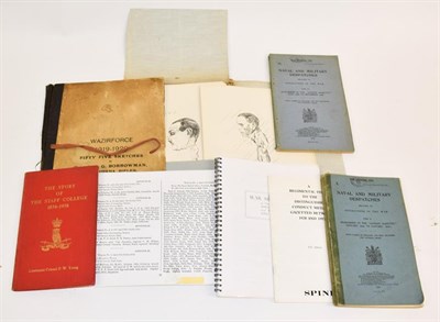 Lot 2106 - Wazirforce 1919-1920, Fifty Five Sketches by Captain C.G. Borrowman 4th Gurkha Rifles, a folio...