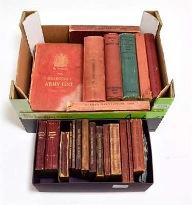 Lot 2124 - A Collection of Late 19th Century/Early 20th Century Military Books and Manuals including...