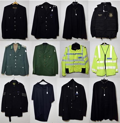 Lot 2155 - A Small Quantity of Police Uniforms, including two West German Police tunics, a pair of Mexican...