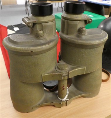 Lot 2169 - A Pair of German Third Reich U-Boat Commander's 8 x 60 Binoculars by Carl Zeiss, Jena, with...