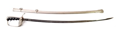 Lot 2215 - A 20th Century Dominican Republic Army Sword, the 76cm single edge fullered curved steel blade...