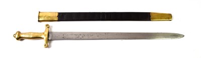 Lot 2218 - A Victorian Land Transport Corps Sword (Gladius), the 56cm single edge steel blade stamped with...