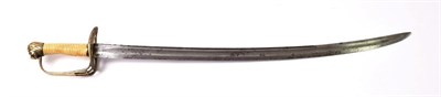 Lot 2227 - A Late 18th Century American Infantry Officer's Sword, with 70cm single edge double fullered...