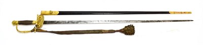 Lot 2235 - A William IV Court Sword by Prosser of London, the 79cm diamond section steel blade originally...