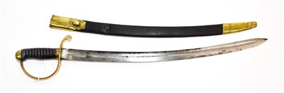 Lot 2236 - A Victorian Constabulary Hanger,  the 60cm single edge fullered steel blade double edged for...