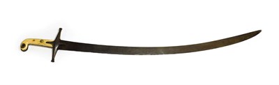 Lot 2258 - An Early 19th Century Mameluke Sword, the 78cm single edge curved steel blade double edged for...