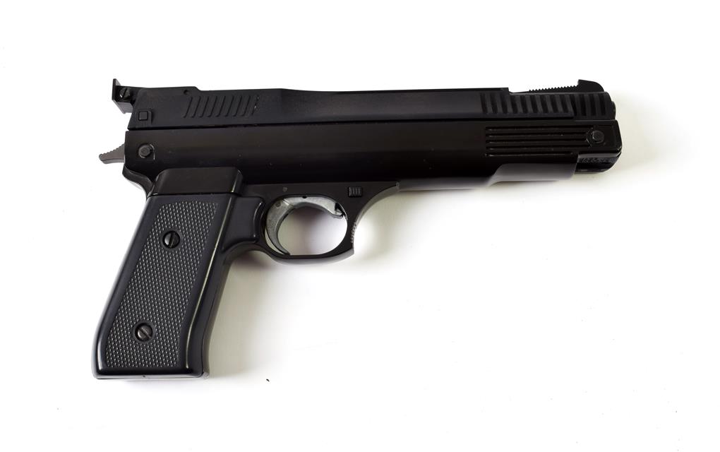 Lot 2301 - PURCHASER MUST BE 18 YEARS OF AGE OR OVER A Webley Nemesis .22 Calibre Co2 Air Pistol, no...