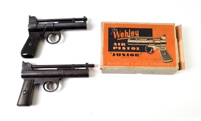 Lot 2304 - PURCHASER MUST BE 18 YEARS OF AGE OR OVER A Webley Junior .177 Calibre Air Pistol, numbered...