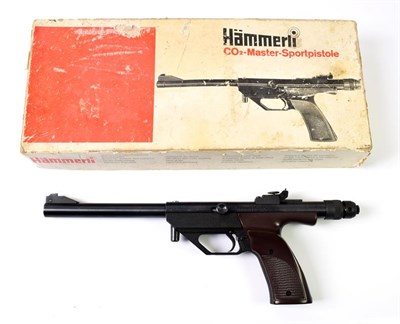 Lot 2307 - PURCHASER MUST BE 18 YEARS OF AGE OR OVER A Hämmerli Co2-Master-Sportpistole, .177 calibre,...