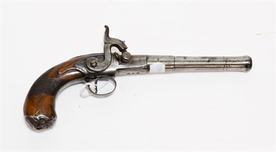 Lot 2315 - An 18th Century ''Queen Anne'' Travelling Pistol by L Barbar, London, with drum and nipple...
