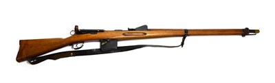 Lot 2359 - A Swiss Schmidt-Rubin Model 1889 7.5mm Bolt Action Service Rifle, all metal parts stamped with...