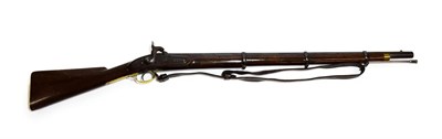 Lot 2361 - A 19th Century Tower Three Band Percussion Musket, converted from a flintlock, with 79.5cm...