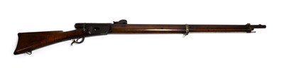 Lot 2365 - A Swiss Vertelli Model 1878/81 Bolt Action Rifle, .41 rimfire, the 82cm blued steel barrel with...