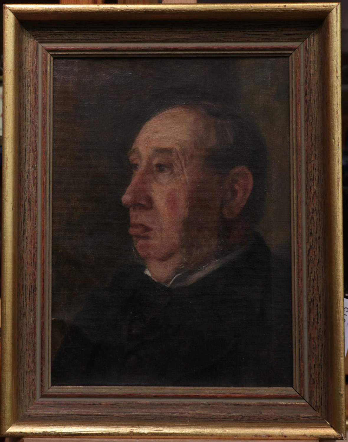 Lot 1015 - James William Booth ARCA (1867-1953) Portrait of the artist's father Signed and dated 1895, oil...