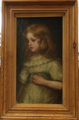 Lot 1038 - Attributed to John Hanson Walker (1844-1933) Portrait of the artist as a child Oil on canvas,...