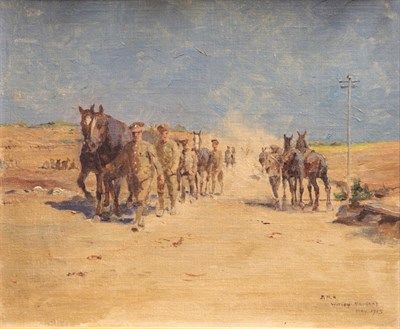 Lot 1049 - Edward Matthew Hale (1852-1924) ''Witley RA Camp'' Initialled, inscribed and dated 1915, oil on...