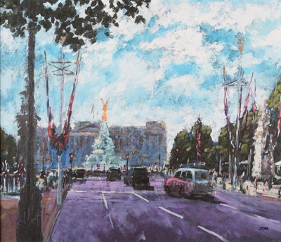 Lot 1129 - Timmy Mallett (b.1955) ''Celebrating on the Mall'' Signed and numbered 27/195, giclee print on...