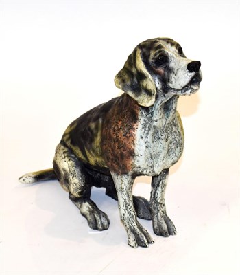 Lot 1174 - April Shepherd (Contemporary) ''Paying Attention'' Numbered 082/295, cold cast porcelain, 31cm high
