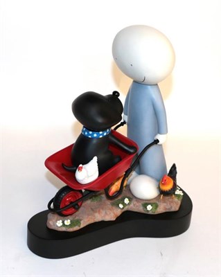 Lot 1175 - Doug Hyde (b.1972) ''Daisy Trail'' Signed and numbered 475/595, cold cast porcelain, 29cm high...