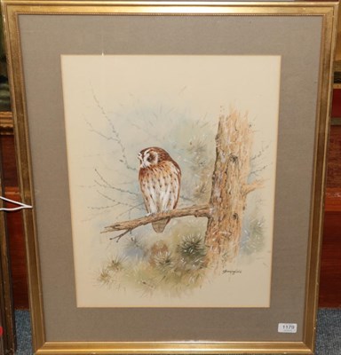 Lot 1179 - Robin Hill (b.1932) Yellow Buntings  Signed, watercolour, together with Gordon Benningfield...