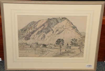 Lot 1181 - Claude Muncaster PRSMA, RWS, ROI, RBA (1903-1974) Mount Cook, New Zealand, sketched from the...