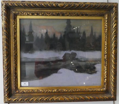 Lot 96 - Maurice Cullen RCA (1866-1934) Canadian ''Rapids on the North River'' Signed, pastel, 36.5cm by...