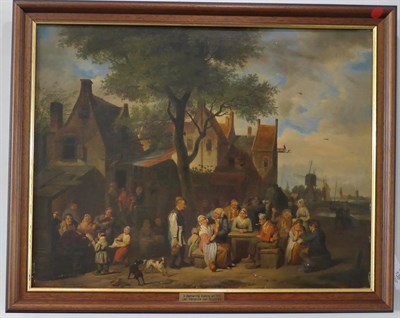 Lot 138 - Jan Hendrik van Grootvelt (1808-1855) Dutch Outside the inn Signed and dated 1841, oil on...