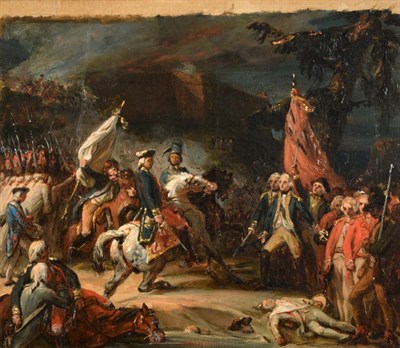 Lot 140 - Auguste Jean-Baptiste Vinchon (1789-1855) French The capitulation at Yorktown Oil on canvas,...