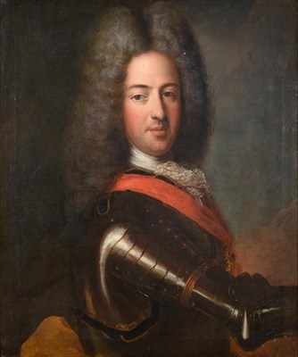 Lot 169 - Circle of Hyacinthe Rigaud (1659-1743) French Portrait of James Sarsfield, 2nd Earl of Lucan Oil on