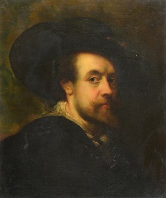 Lot 174 - Manner of Peter Paul Rubens (1577-1640) Self portrait  Oil on canvas, 59.5cm by 49.5cm   This...