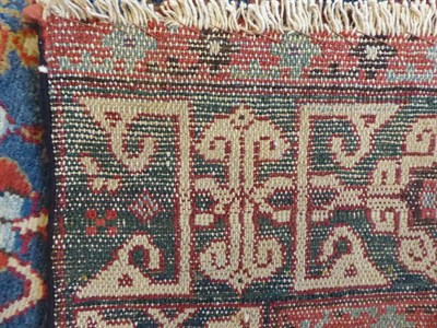 Lot 263 - Kurdish Runner Iranian Kurdistan, circa 1910 The midnight blue field with columns of polychrome...