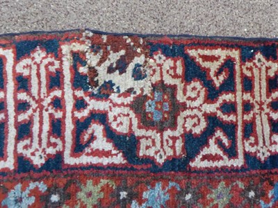 Lot 263 - Kurdish Runner Iranian Kurdistan, circa 1910 The midnight blue field with columns of polychrome...