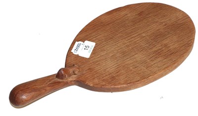 Lot 15 - A Mouseman cheese board
