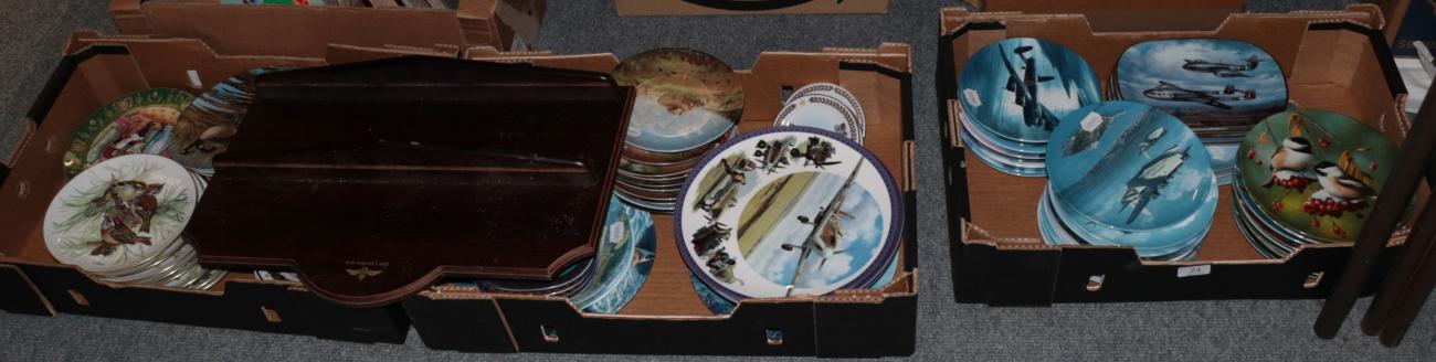 Lot 24 - A large collection of china collectors plates including RAF interest
