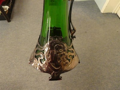 Lot 38 - A WMF style Art Nouveau claret jug