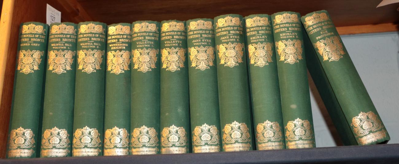 Lot 127 - The Novels of the Bronte Sisters, 1924, Thornton edition, eleven (of twelve) volumes, original...