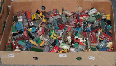 Lot 158 - A box of assorted Diecast vehicles