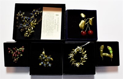 Lot 198 - A small collection of Michael Michaud 'Silver Seasons' jewellery including a necklace; five...