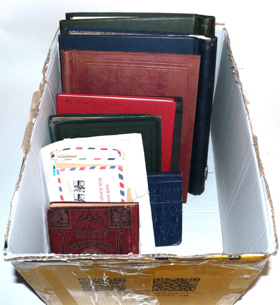 Lot 244 - A collection of stamp albums