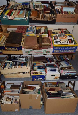Lot 347 - A large collection of assorted books (thirty boxes)