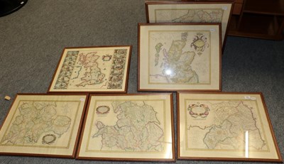 Lot 362 - Seven assorted colour maps