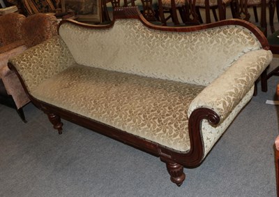 Lot 1259 - A 19th century mahogany framed sofa