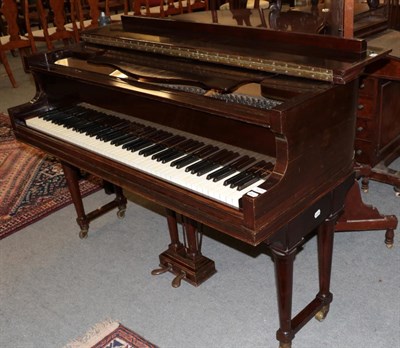 Lot 1273 - A Steck mahogany cased baby grand piano