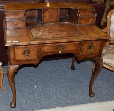 Lot 1373 - A circa 1920/1930 walnut ladies writing desk